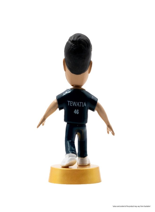 Chanak Cricket Icons Action Figure Rahul Tewatia Gujarat Titans Collectible Miniature Figurine, IPL Edition 360° Rotatable Head, GT Cricket Player for Fans & Kids, Collectors Pack of 1 - Image 4